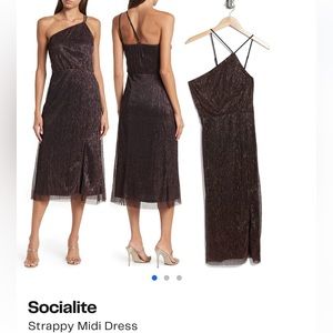 Midi One Shoulder Dress